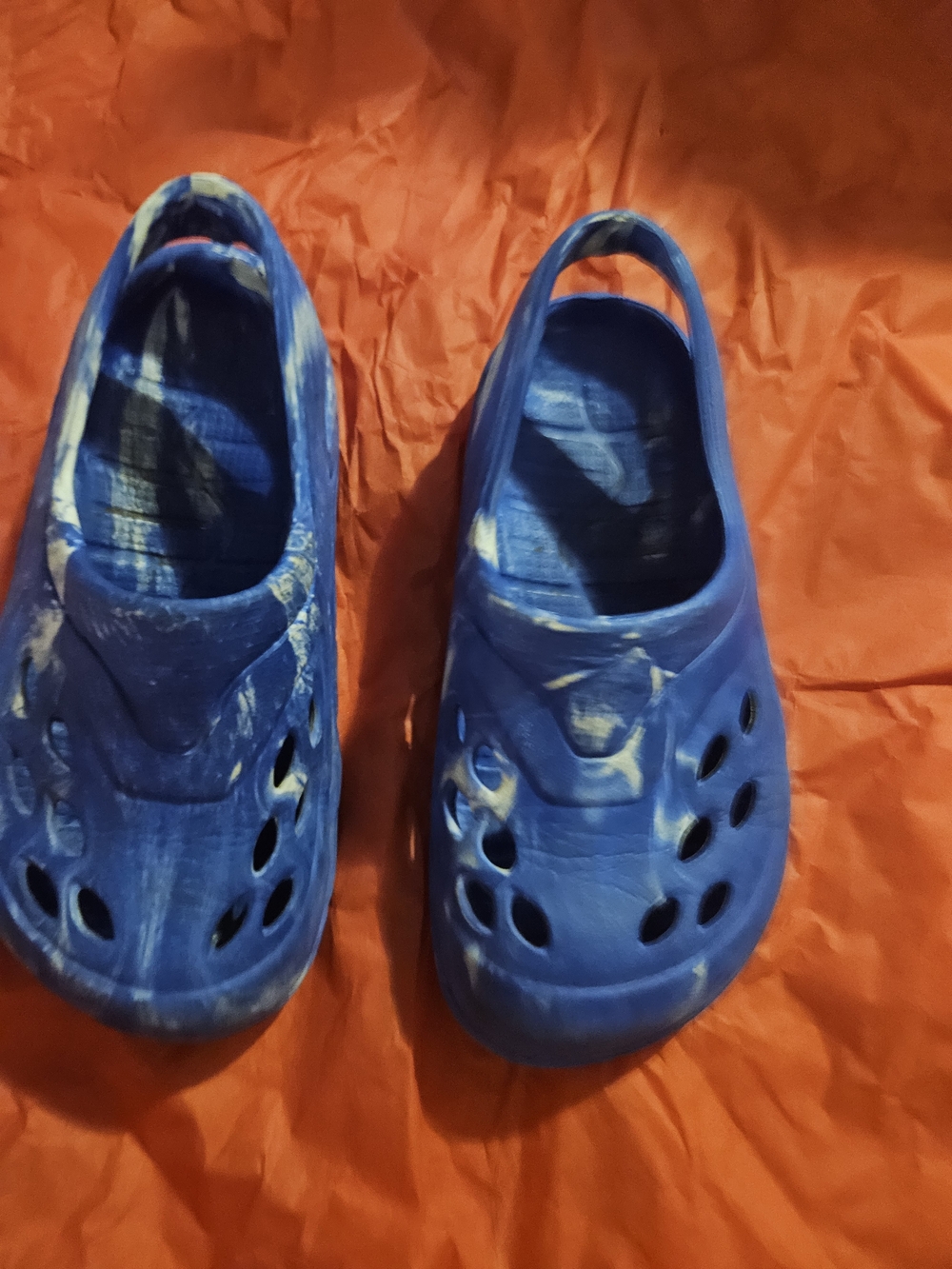 Kids Blue Slip-On Clogs - Durable Water-Friendly Shoes